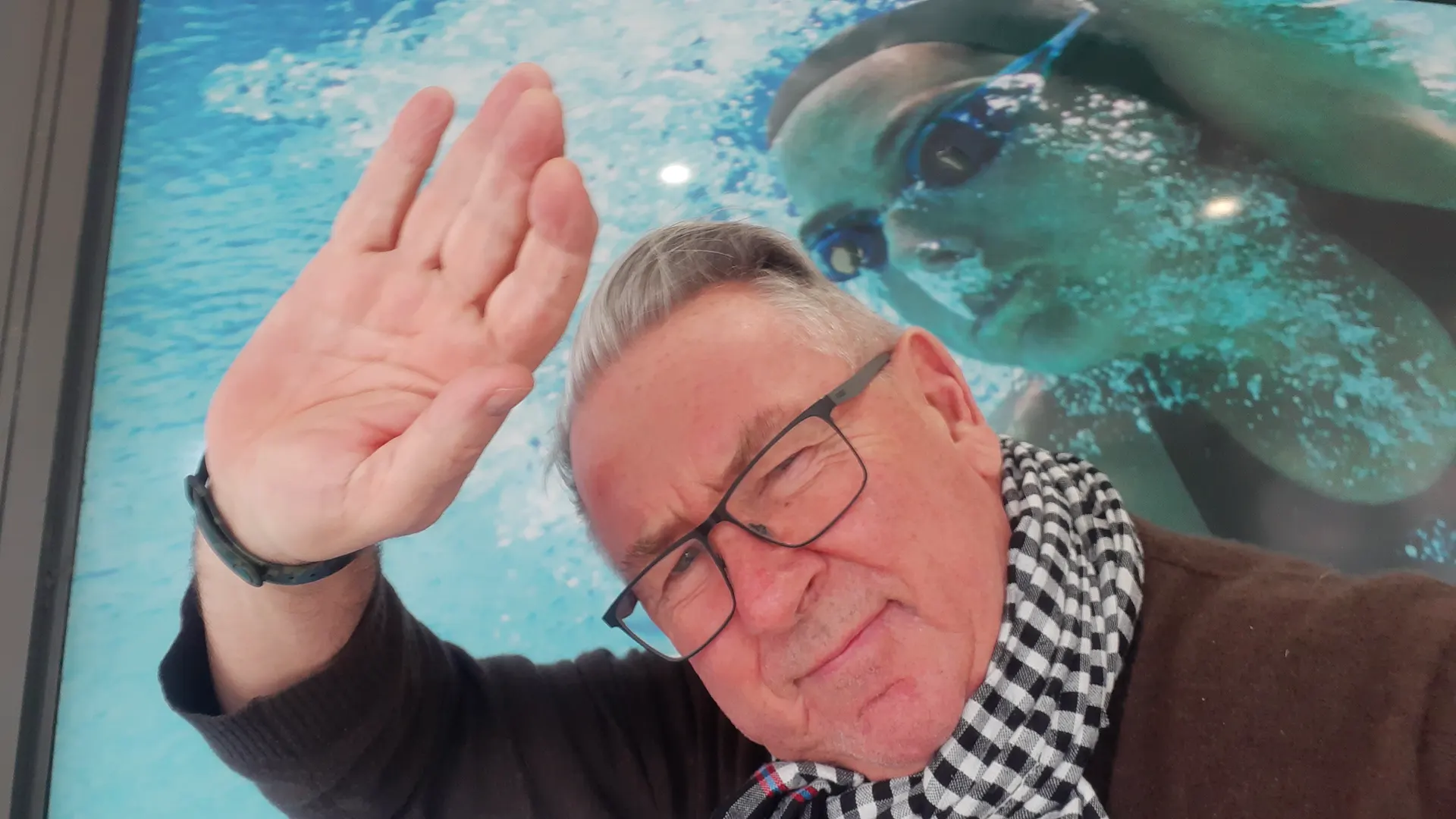 selfie natation